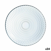 NEW Farfurie Întinsă Luminarc Pampille Prozorno Steklo (25 cm) (24 kosov)