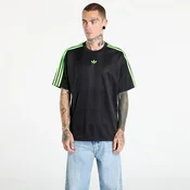 Majice adidas Adicolor Jacquard Jersey Black/Signal Green M