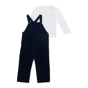 TOMMY HILFIGER Komplet DUNGAREE mornarska/bela