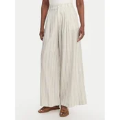 Eleh Hlače iz tkanine SS260272 Écru Relaxed Fit