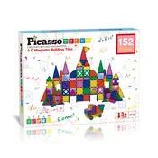 PicassoTiles 3D magnetni gradbeni komplet - 152 kosa (PT152)