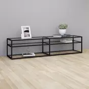 TV ormaric prozirni 180 x 40 x 40,5 cm od kaljenog stakla