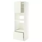 METOD / MAXIMERA Visoki element za ugradb uredaje, bijela/Vallstena bijela, 60x60x200 cm