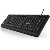 Tastatura USB CLICK K-L0 US Black