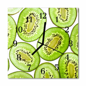tulup.si Steklena kvadratna ura Kiwi 30x30 cm