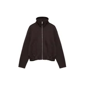 Pull&Bear Jopa na zadrgo temno rjava