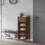 Vidaxl vidaXL Omarica za čevlje rjav hrast 40x36x105 cm