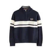 Superdry Pulover mornarska/bela