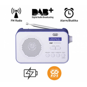 TREVI 7F92R Prijenosni digitalni radio, DAB/DAB+/FM, plavi