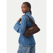 GUESS Torba za čez ramo SUNSET temno rjava