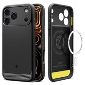 Spigen - Etui Rugged Armor MagSafe za iPhone 17 Pro Max - mat črn ACS10263