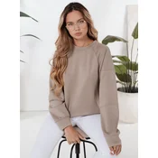 Bluza damska UZORI beżowa Dstreet