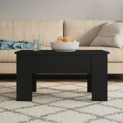 Stolic za kavu crni 79 x 49 x 41 cm od konstruiranog drva