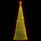 LED božićno drvce 475 LED toplo bijelo 247 cm - Topla bijela 247 cm 1 1