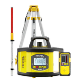 NIVEL SYSTEM Rotacijski laserski nivelir, rdeč ž. NL540 + SJJ1 + LS24