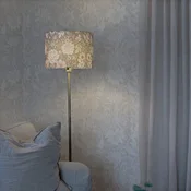 PR Home Stojna svetilka Amy, Dahlia zelena/zlata, višina 150 cm, tekstil, E27 - Dnevna soba/jedilnica - Dahlia zelena, zlata - Tkanine/tekstil