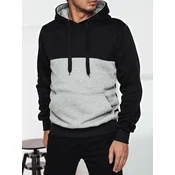 Bluza męska z kapturem czarna Dstreet