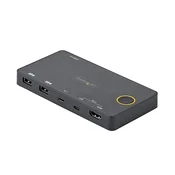 Startech StarTech 2-portni hibridni USB-C in HDMI KVM stikalo, 4K 60Hz, napajanje preko USB