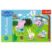 Trefl Puzzle Peppa Pig v naravi / 30 kosov
