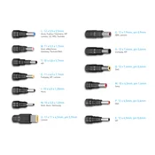 AVACOM QuickTIP-CAR 65W - univerzalni avtomobilski adapter za prenosne računalnike   13 priključkov