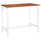 Vidaxl Barska miza iz trdnega lesa 108x60x91 cm