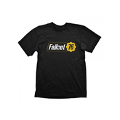 GAYA Gaya Entertainment Fallout 76 logotip majica s črna, (20850444)