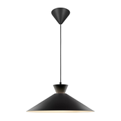 Nordlux - Lestenec na vrvici DIAL 1xE27/40W/230V pr. 45 cm črna