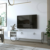 HANAH HOME TV polica Norfolk Tv Stand White