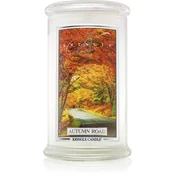 Velika dišeča sveča z 2 stenjema Kringle Candle Autumn Road (624 g)