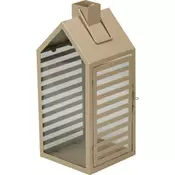 ProGarden Svetilka KO-NB1251540 kovinski komplet 2 kosov 18 / 14 cm sivo-rjave barve