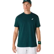 Asics za moške. 2041A339 Court majica s kratkimi rokavi zelena (S), Šport, Sintetični, Tenis / veslo za tenis, Večnamenski &#