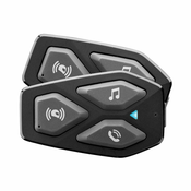 Headset za kacigu Interphone - UCOM3, 2 komada, crni