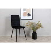 Venture Design Jedilni stol Windu Lyx 49x94x43 cm črn