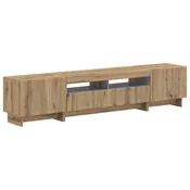 vidaXL 5-delna LED TV omarica Artisan hrast Inženirski les