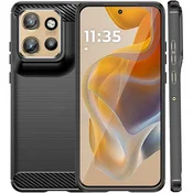 GS Ovitek za Motorola Edge 50 Neo / Motorola ThinkPhone 25, karbonski, črn