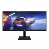 HP X34 Gaming 34 UWQHD Monitor 2V7W6E9R#ABB DisplayPort cable, AC power cord, 34 Inch WQHD (3440 x 1440)