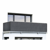 Črn plastičen balkonski zastor 500x85 cm – Maximex