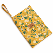 T-Tomi Diaper Bag Mustard flowers 21x28 cm