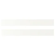 VALLSTENA Front fioke, bela, 80x10 cm