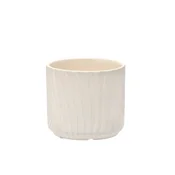 Keramični ovoj za cvetlični lonec 13x13x11,5cm bel mat 64137