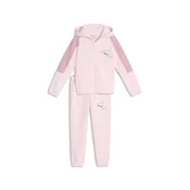 PUMA Scribble Hooded Full-Zip Tracksuit Youth, Shop, Whisp Of Pink, 6-7Y