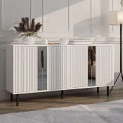 Hanah Home Konzolni sto Caresa, 150x75x36 cm, Beli
