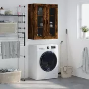 Vidaxl vidaXL Stenska omarica dimljen hrast 69,5x34x90 cm