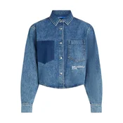 KARL LAGERFELD JEANS Bluza modra / bela