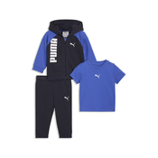 PUMA Minicats 3-Piece Set Toddlers, Kids, New Navy, 2-4M