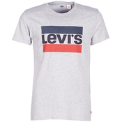 Levi's Men's Grey T-Shirt with Levi's® Print - Men's