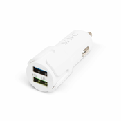 Vozač punjač 2xUSB 2.1A bijela