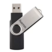 USB HAMA ROTATE 2.0 16GB, 10MB/s, black/silver