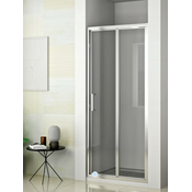 ARMAL tuš preklopna vrata 90X190, krom profili, prozorno steklo, 6mm