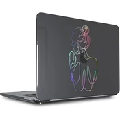 Nikcorp Trpežno črno ohišje za MacBook Air 13 z zaščito tipkovnice, folijo za zaslon in protiprašnim čepom